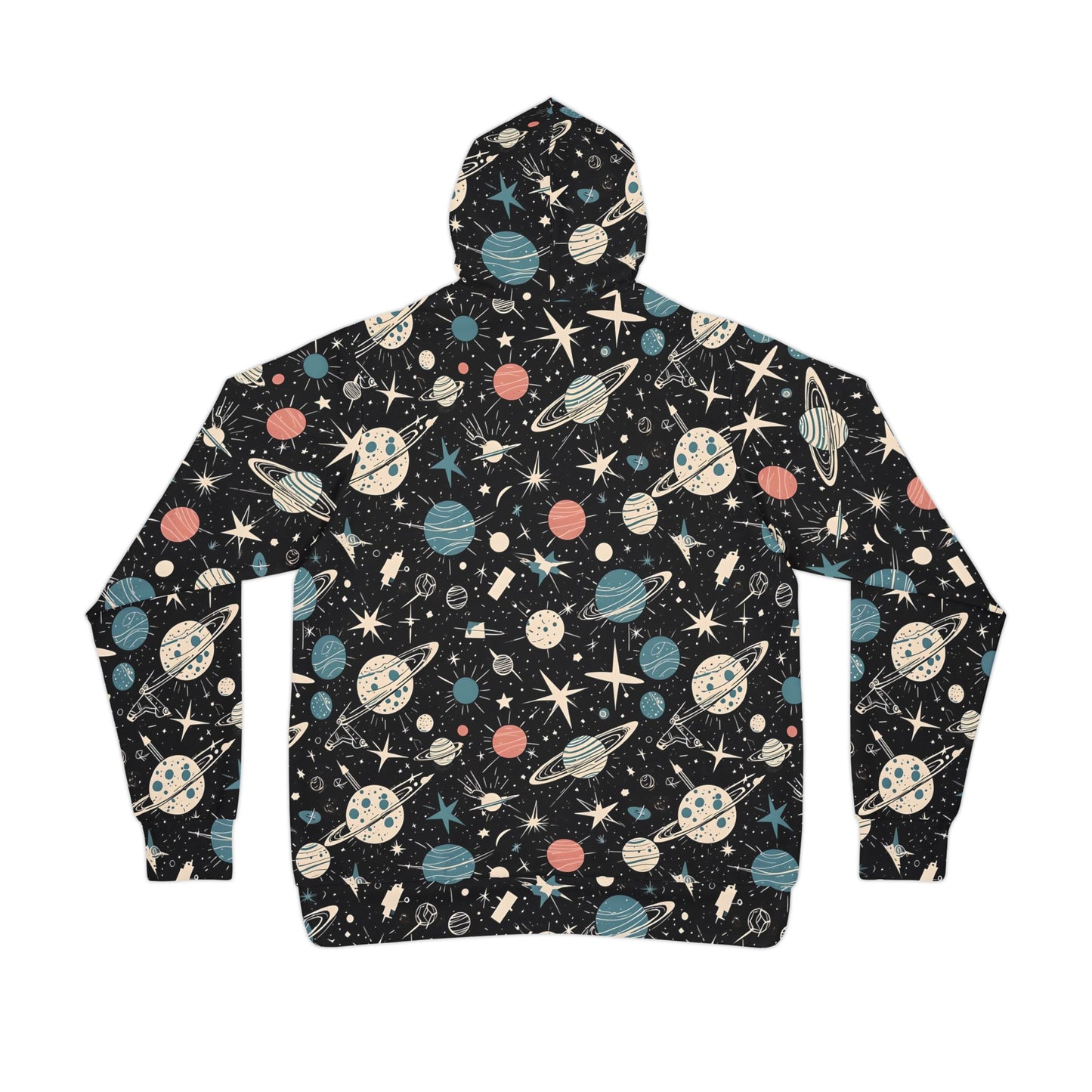 Cosmic Adventure Athletic Hoodie - Space-Themed Activewear