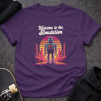 Welcome to the Simulation Robot Graphic T-Shirt