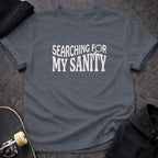 SEARCHING FOR MY SANITY Funny Sarcastic Graphic product type
Searching For My Sanity, T-shirt, Graphic Tee, Funny Shirt, Sarcastic Shirt, Humor Tee, Mental Health Humor, Witty Shirt, Quote Shirt, Unique Design, Everyday Shirt, Casual Tee, Gift Idea, Mens T-shirt, Womens T-shirt, Unisex Shirt, Dark Gray Shirt, Modern Apparel, Statement Tee, Novelty Item