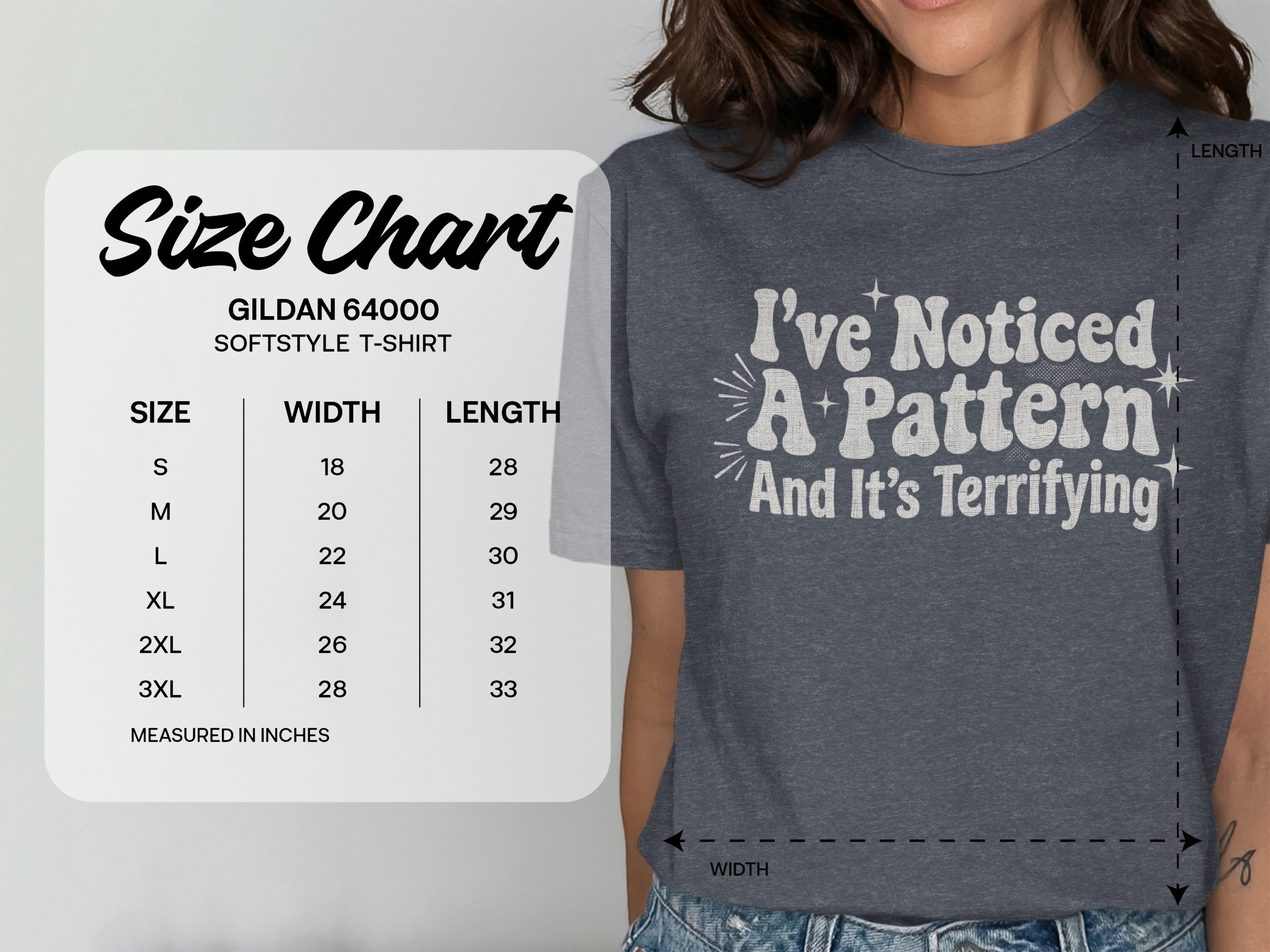 I've Noticed A Pattern And It's Terrifying T-SHIRT