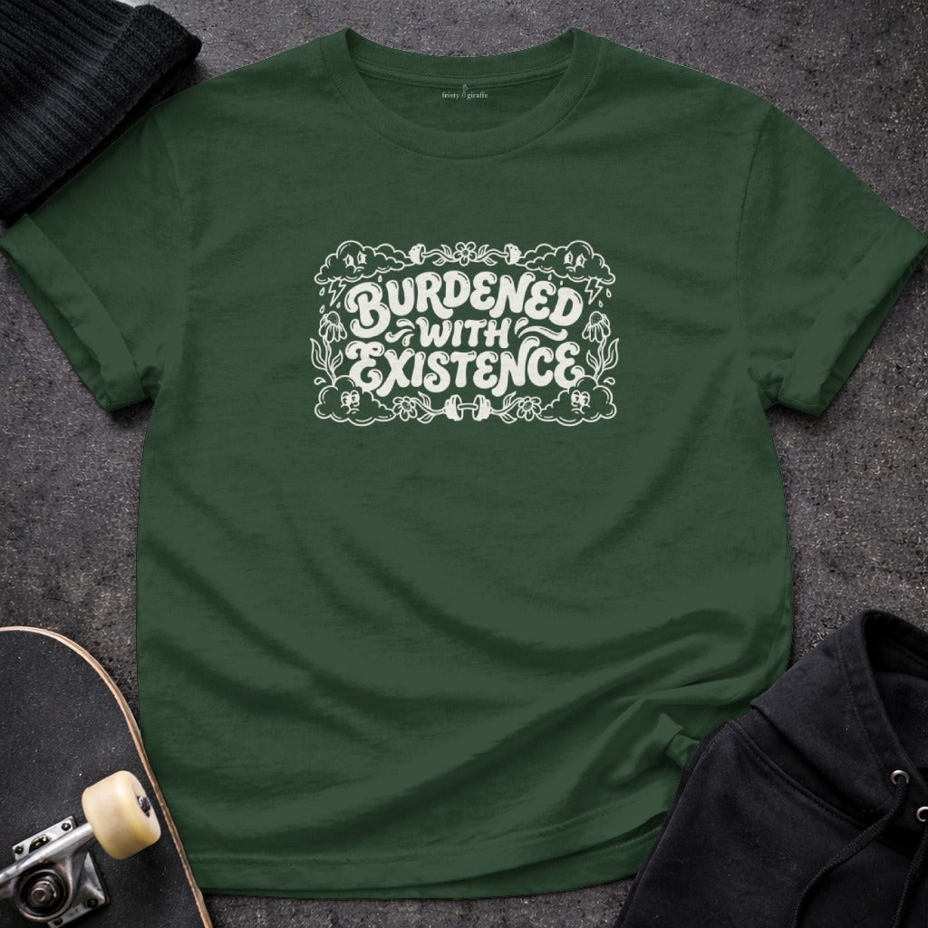 Burdened With Existence Graphic T-Shirt Product