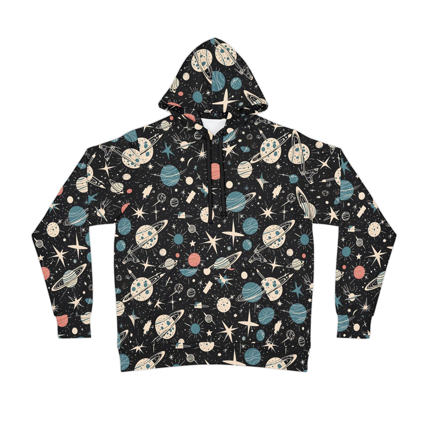Cosmic Adventure Athletic Hoodie - Space-Themed Activewear