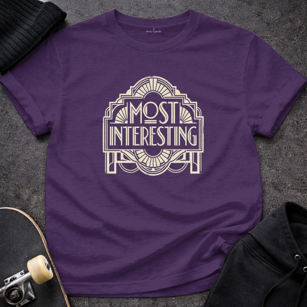 Most Interesting Graphic Tee Shirt Retro Style Design