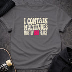 I CONTAIN MULTITUDES MOSTLY RED FLAGS T-shirt product type
