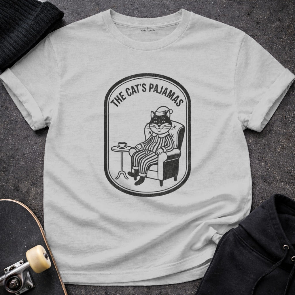 The Cat's Pajamas Graphic Printed T-shirt