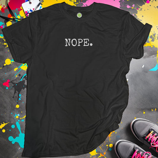 Nope Statement Tee Casual Tshirt Product Type