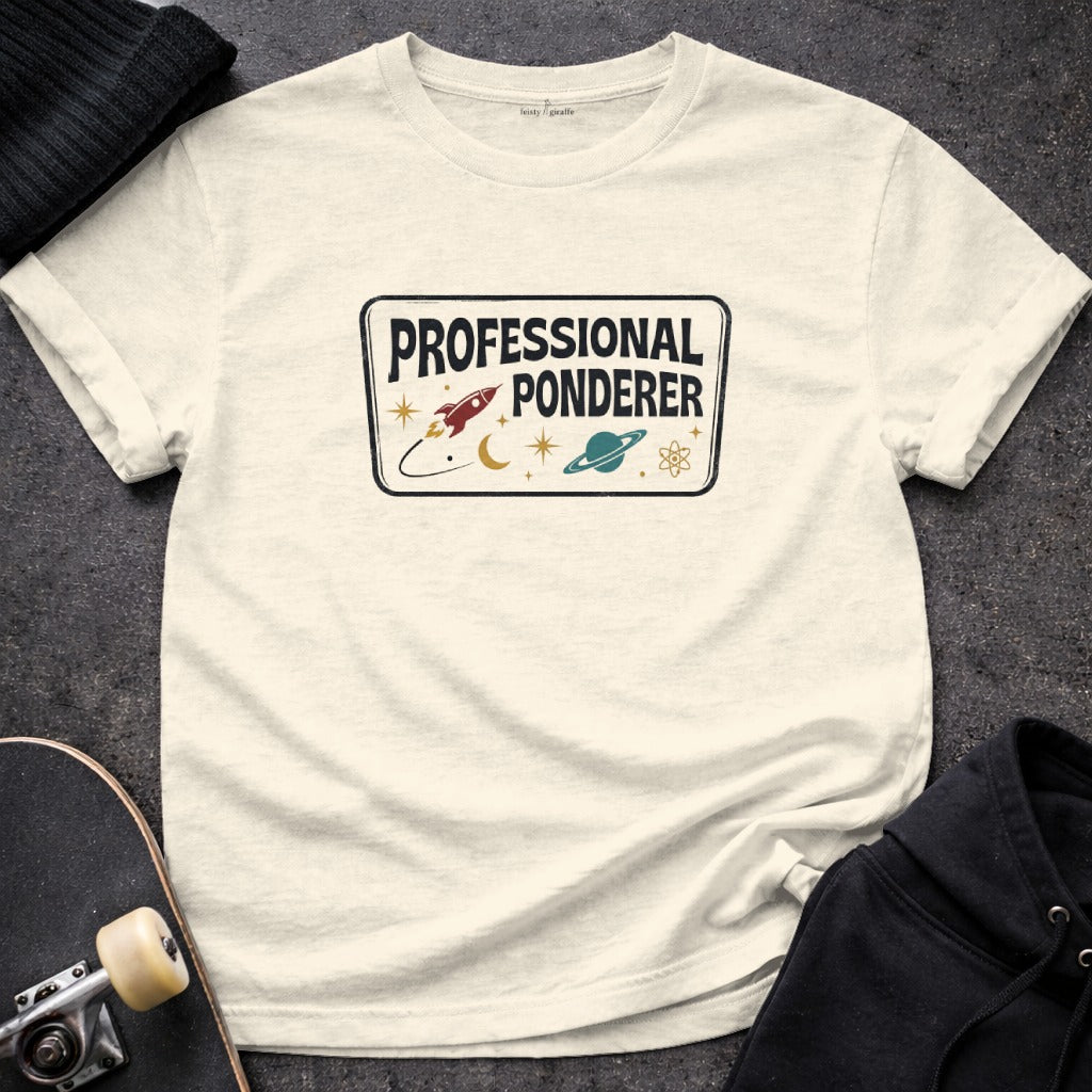 Professional Ponderer Graphic T-Shirt Scientistvibes