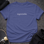Regrettable Blue Feisty Giraffe Graphic product type
T-shirt, Graphic tee, Regrettable, Blue shirt, Indigo tee, Statement shirt, Crew neck, Short sleeve, Unisex shirt, Casual wear, Aesthetic tee, Streetwear, Feisty giraffe, Printed top, Sarcastic shirt, Witty design, Everyday shirt, Comfortable tee, Dark blue top, Apparel