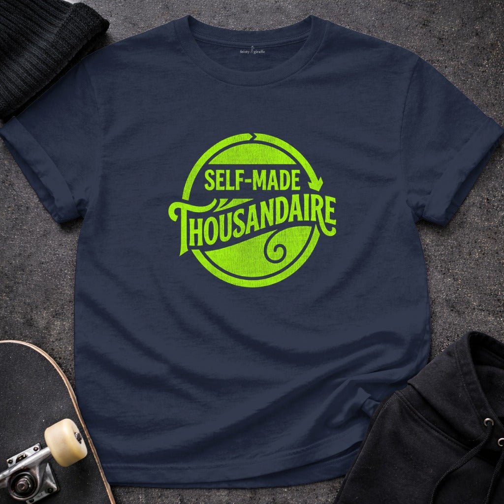 Self-Made Thousandaire Circular Design Print product type