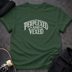 Perplexed and Vexed Typography Printed T-Shirt