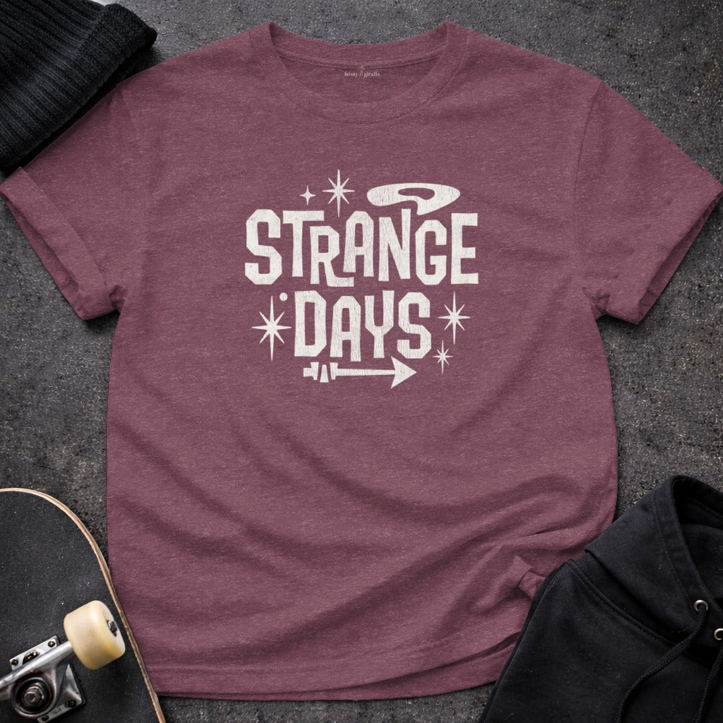 Strange Days Graphic Tee Shirt for Casual Wear