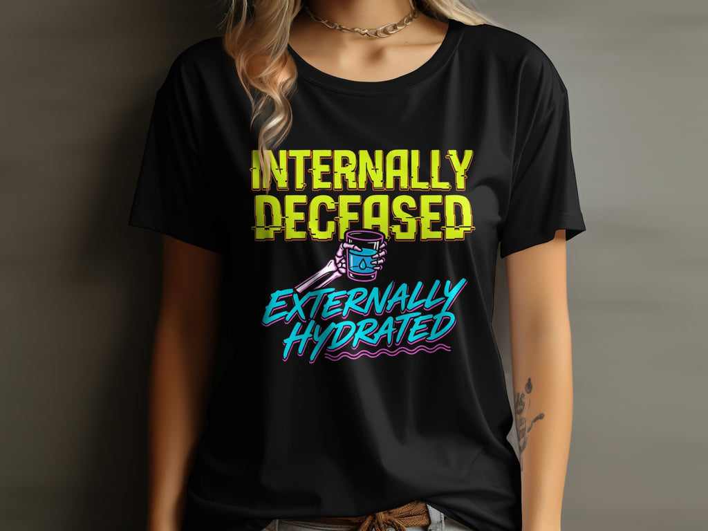 Internally Deceased Externally Hydrated Glitchy Text product type