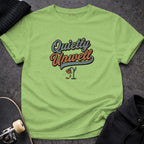 Quietly Unwell Graphic Design Green T-Shirt