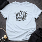 Weary and Wary Graphic Short Sleeve T-Shirt Product