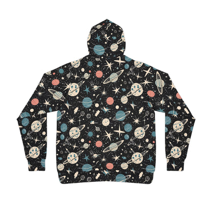 Cosmic Adventure Athletic Hoodie - Space-Themed Activewear