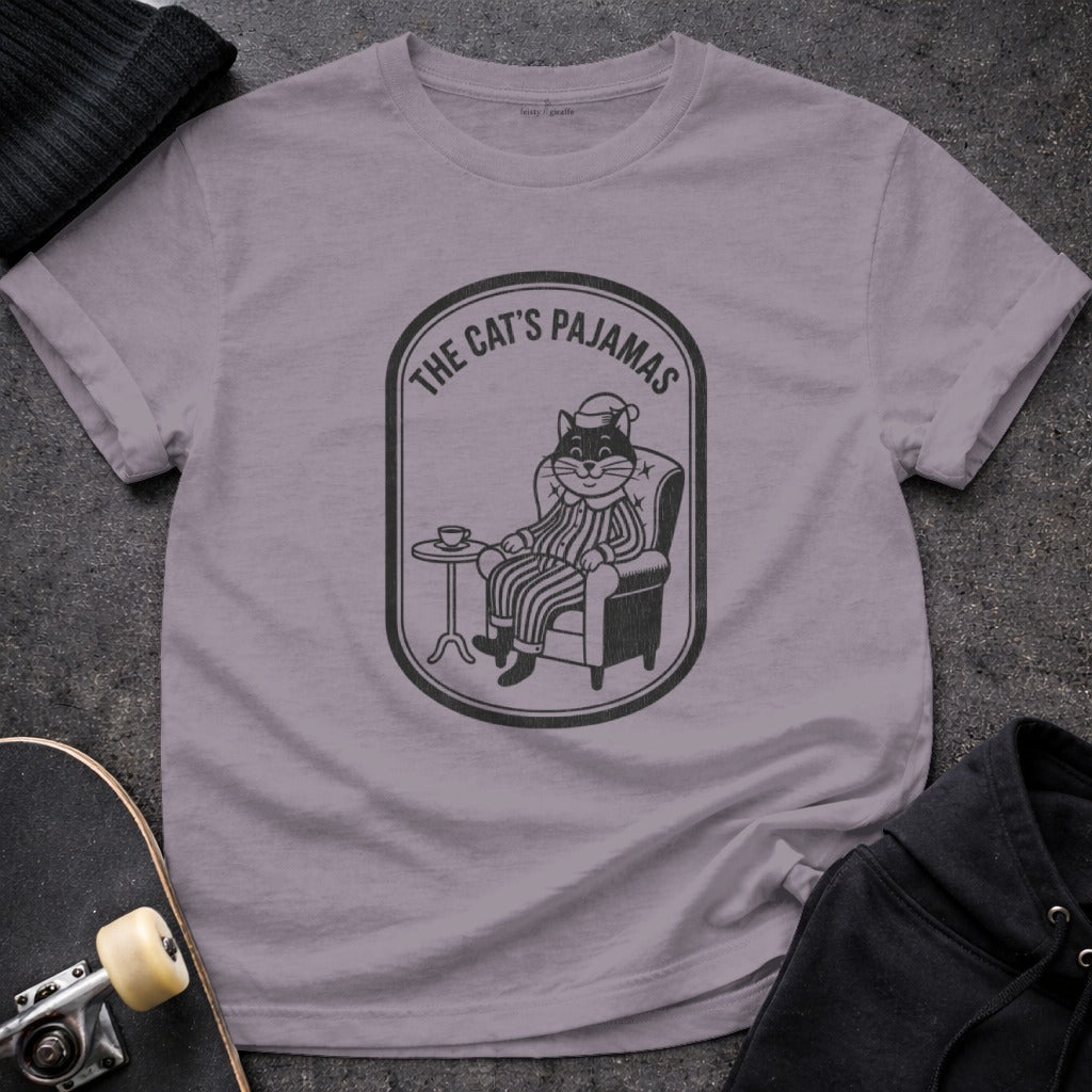 The Cat's Pajamas Graphic Tee for Fans of Retro Style