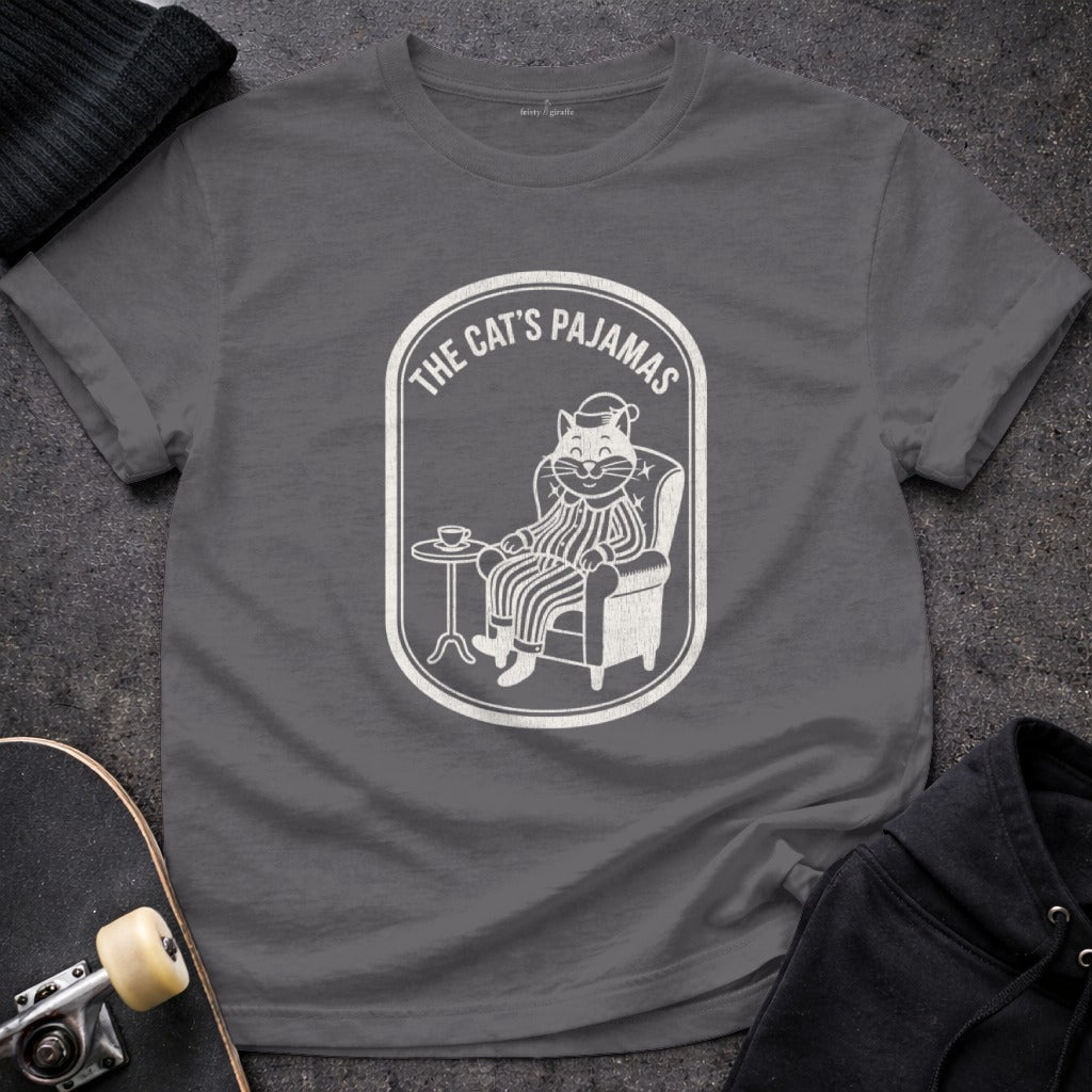 The Cat's Pajamas Graphic T-Shirt Comfortable Tee