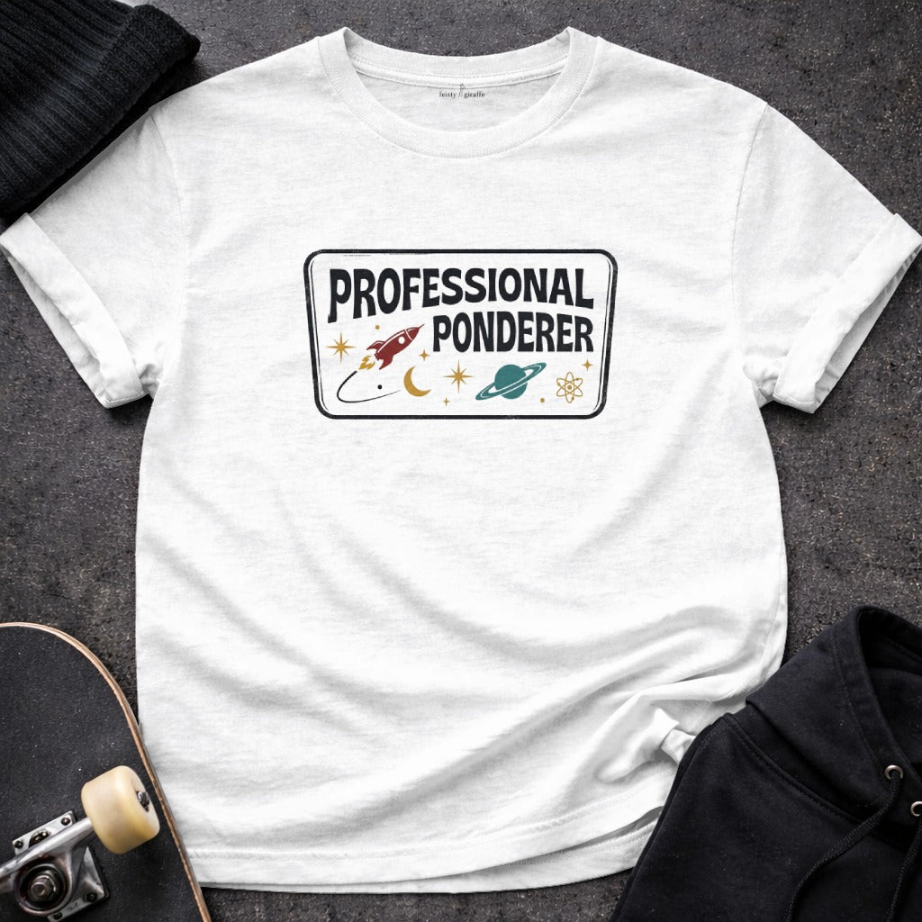 Professional Ponderer Graphic Design T-Shirt
