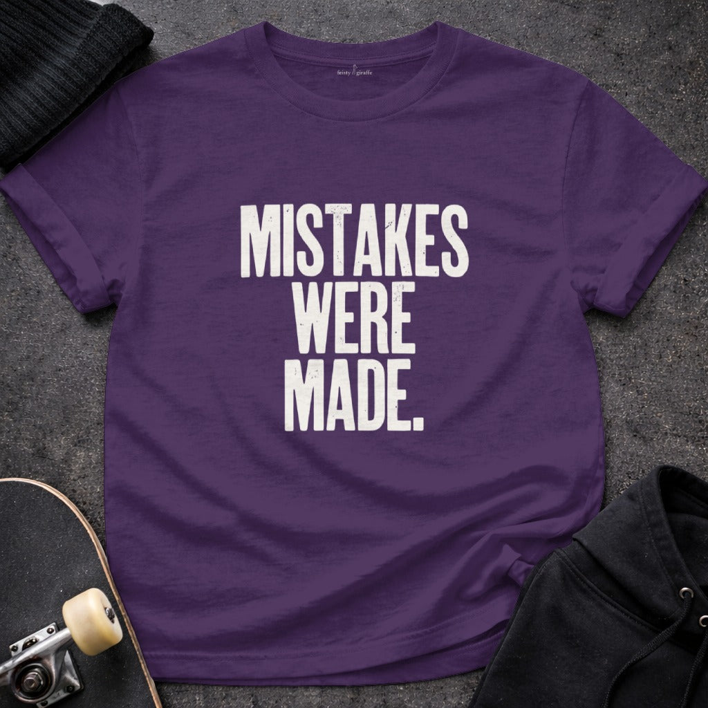 Purple Mistakes Were Made Funny Sarcastic product type
T-shirt
Graphic Tee
Purple Shirt
Funny Tee
Sarcastic Shirt
Mistakes Were Made
Quote Shirt
Humorous Top
Novelty Apparel
Statement Tee
Casual Top
Unique Design
Gift Shirt
Expressive Wear
Bold Text Tee
Modern T-shirt
Everyday Style
Cool Graphic
Playful Design
Meme Apparel