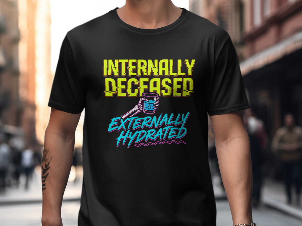 INTERNALLY DECEASED EXTERNALLY HYDRATED product type
Internally Deceased
Externally Hydrated
Skeleton Hand
Water Glass
Funny Shirt
Humor Tee
Sarcastic Design
Hydration Goal
Deceased Vibe
Goth Humor
Emo Style
Dark Humor
Water Lover
Unique Graphic
Statement Apparel
Black Tee
Graphic TShirt
Meme Shirt
Hydration Meme
Pop Culture Design