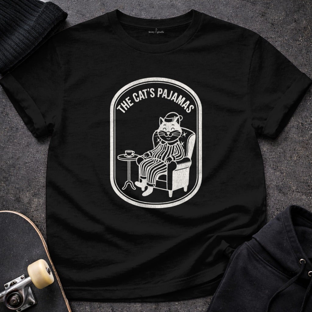 The Cat's Pajamas Design Comfortable T-Shirt