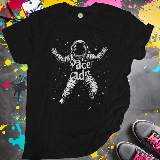 Space Cadet Astronaut Black Graphic Tee product