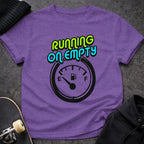 RUNNING ON EMPTY Fuel Gauge Graphic Purple product type