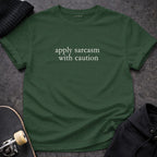 Apply Sarcasm With Caution Funny Humorous Statement product type