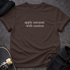 Apply Sarcasm With Caution Funny Saying product type