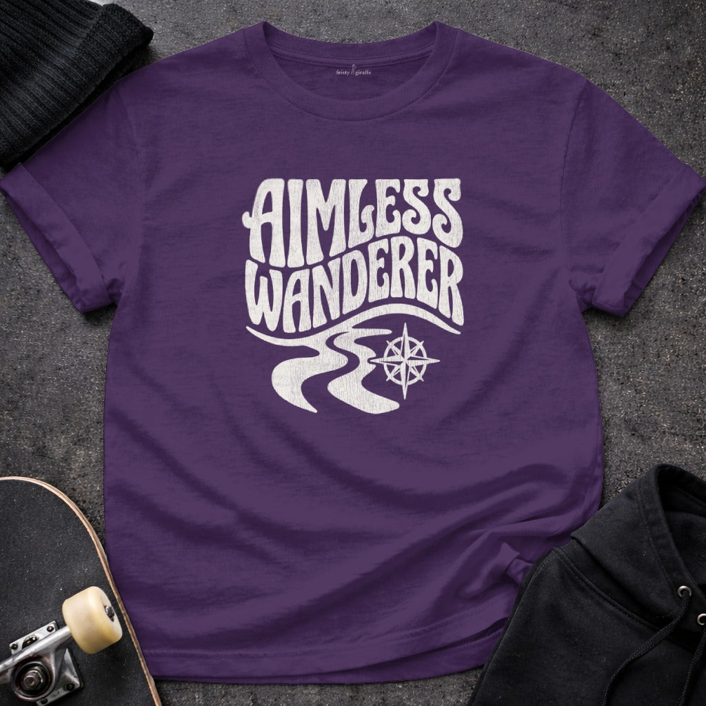 Aimless Wanderer Graphic Tee Inspirational T-Shirt