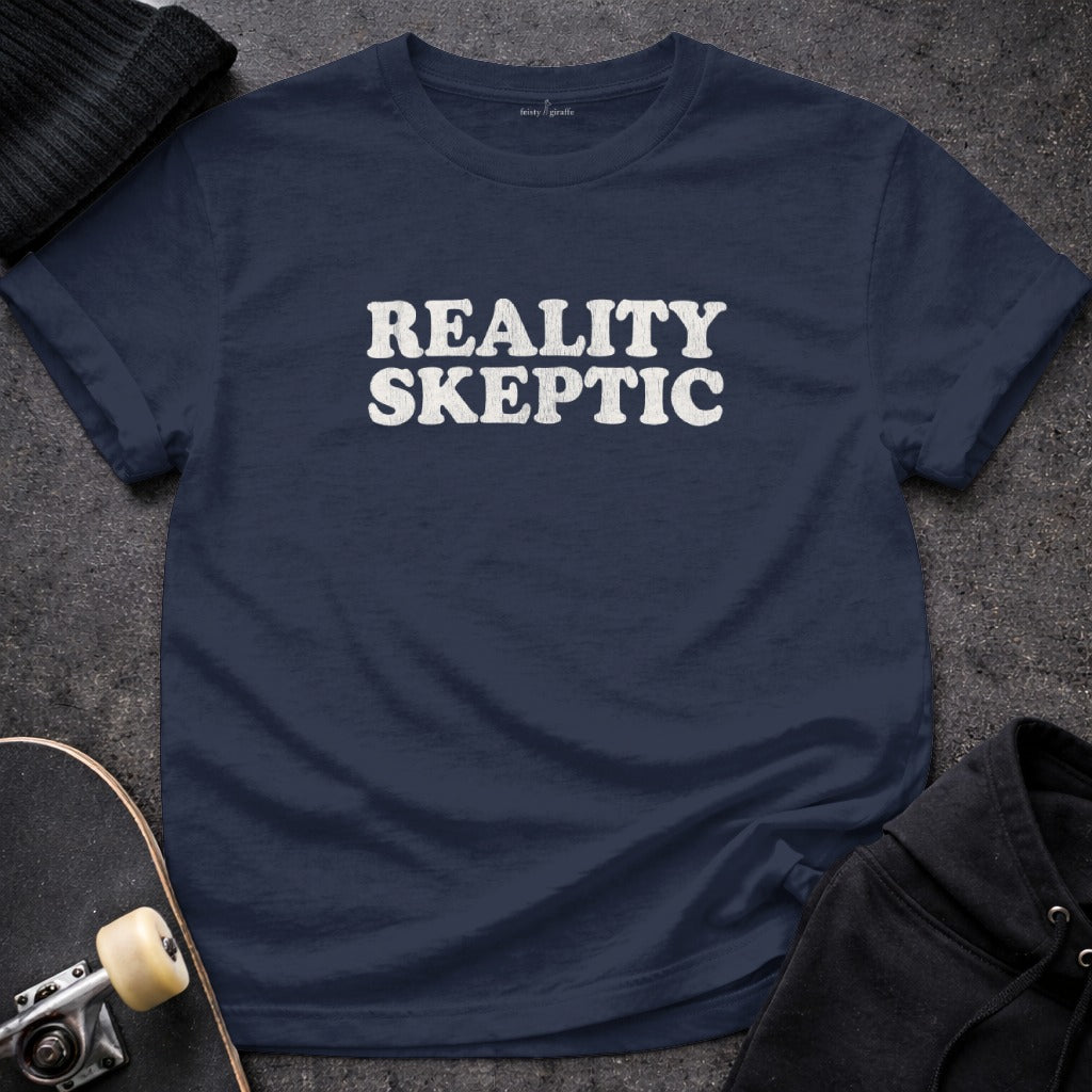 Reality Skeptic Graphic Tee Casual Wear Product