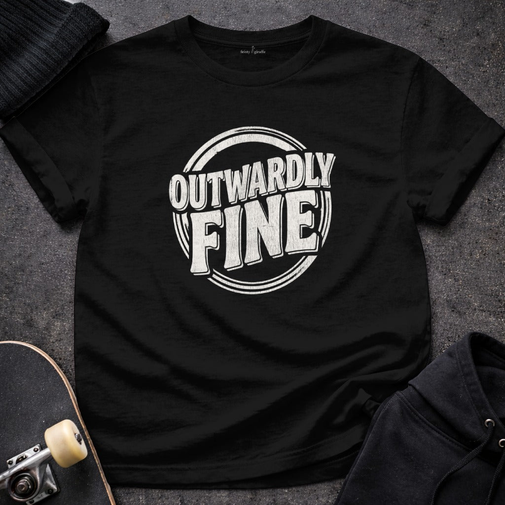 Outwardly Fine Graphic Tee Shirt Apparel Product
