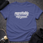 Regrettably Informed Blue Graphic T-Shirt product type