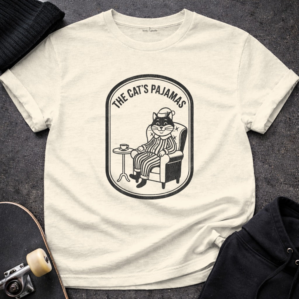 The Cat's Pajamas Vintage Style T-Shirt product