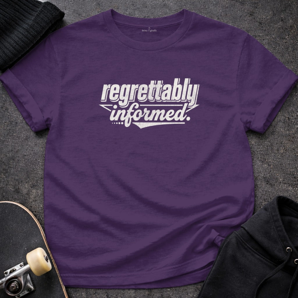 Regrettably Informed Purple Design product type