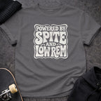 Powered By Spite And Lowrem T-shirt Funny Statement product type