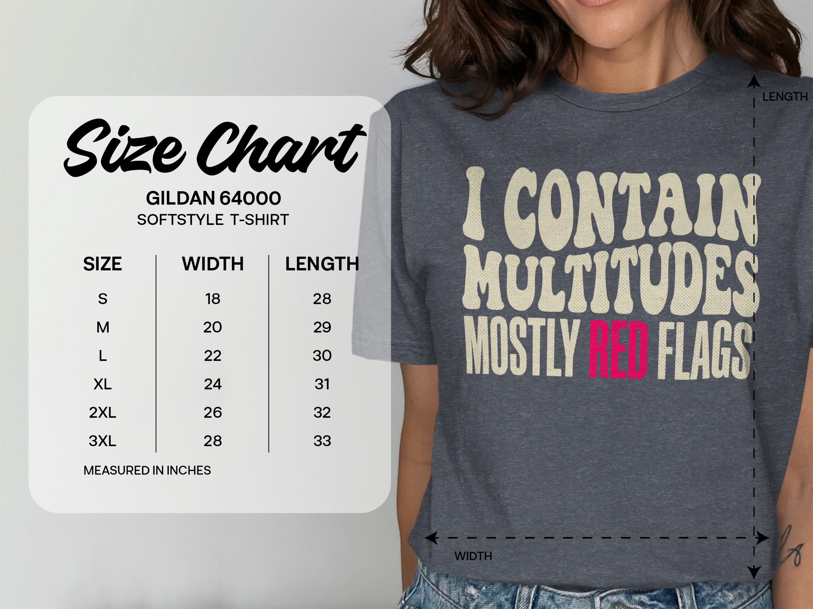 I CONTAIN MULTITUDES MOSTLY RED FLAGS product type