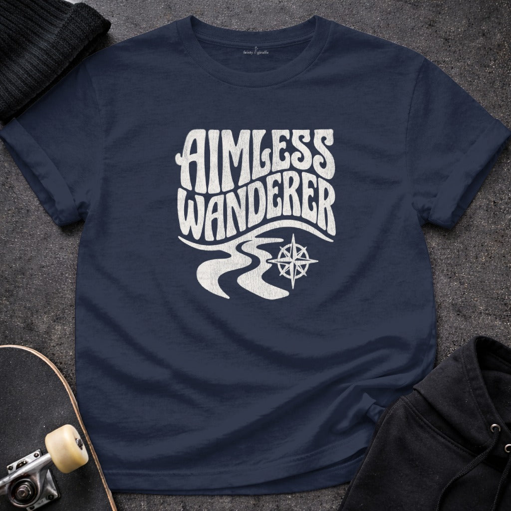Aimless Wanderer Graphic Tee Adventure Spirit Clothing