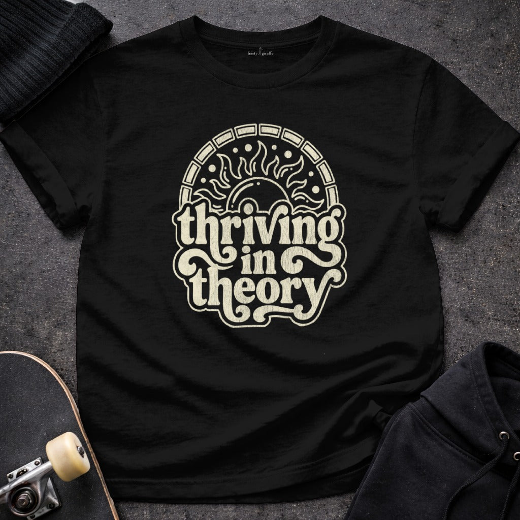 Thriving in Theory Sun Graphic Black Garment product type