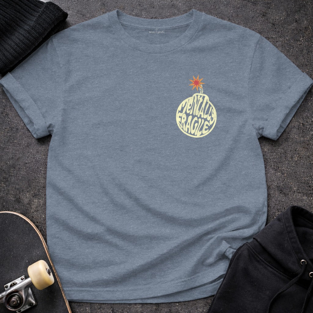 Mentally Fragile Graphic Tee for Stylish Casual Wear