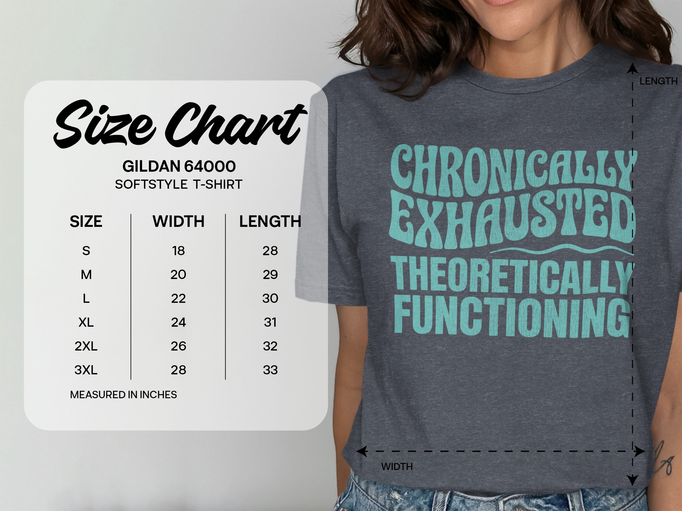 CHRONICALLY EXHAUSTED T-SHIRT product type