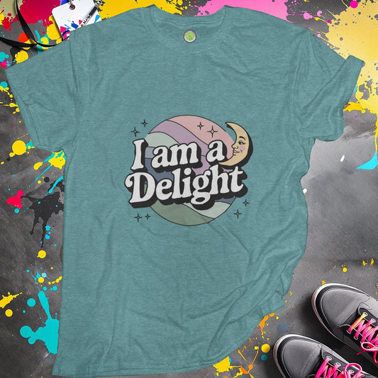 I Am a Delight Graphic Tee Vintage Style Shirt product