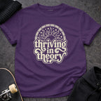Thriving in Theory Sun Mandala Graphic Purple T Shirt product type