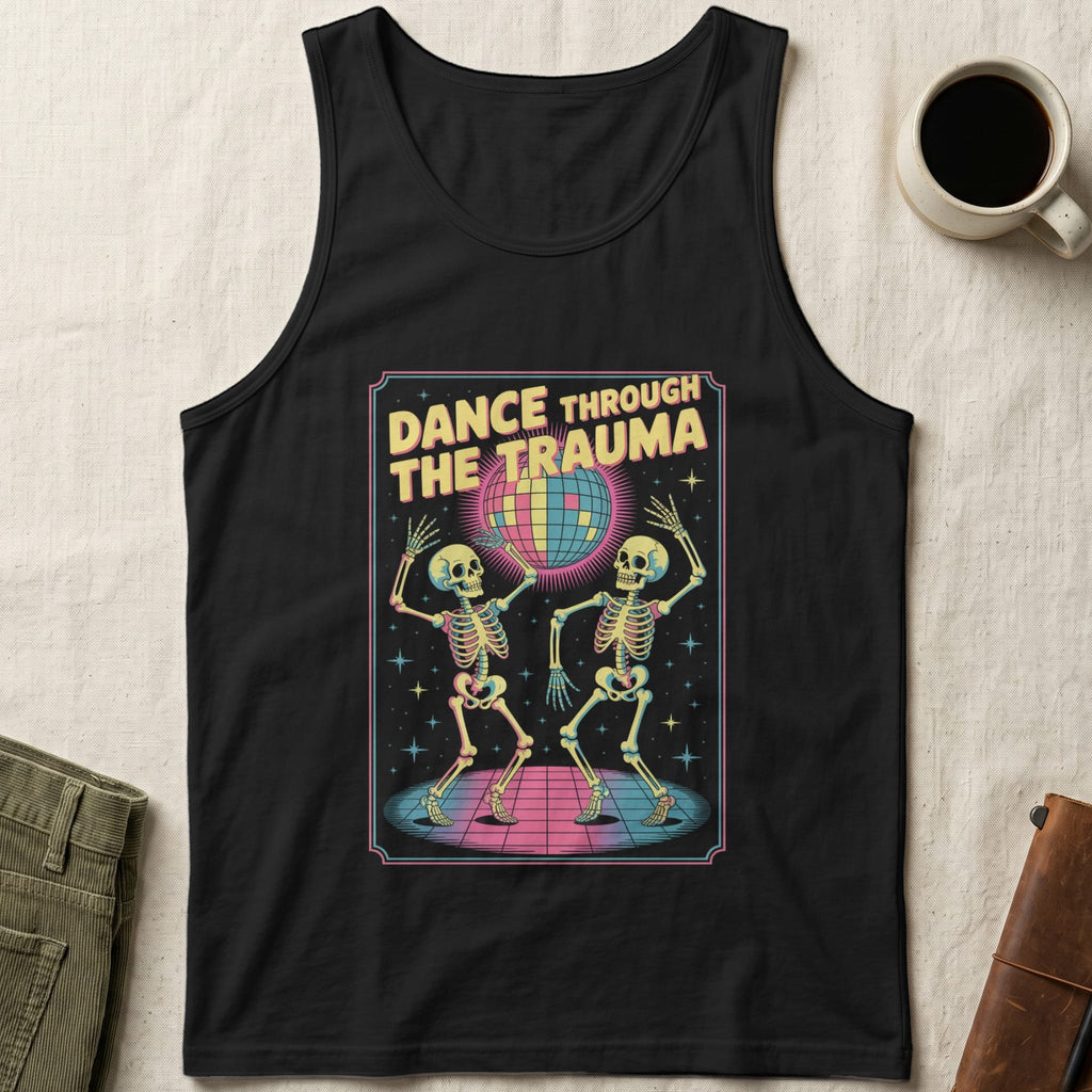MyDesigns Physical Item XS / Black Dance Through The Trauma Unisex Tank Top