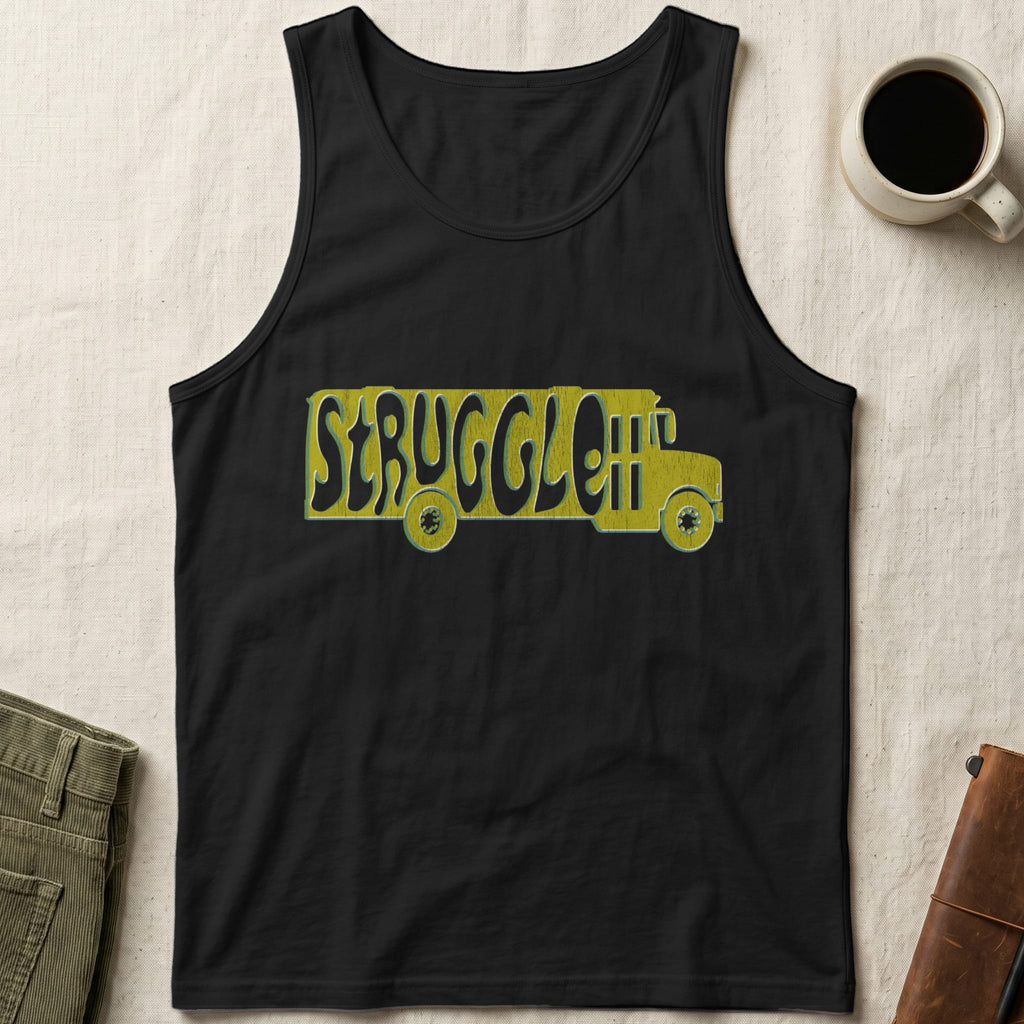 MyDesigns Physical Item XS / Black Struggle Bus Unisex Tank Top