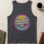 MyDesigns Physical Item XS / Dark Grey Darkness Consumes Me Unisex Tank Top