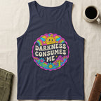 MyDesigns Physical Item XS / Navy Darkness Consumes Me Unisex Tank Top