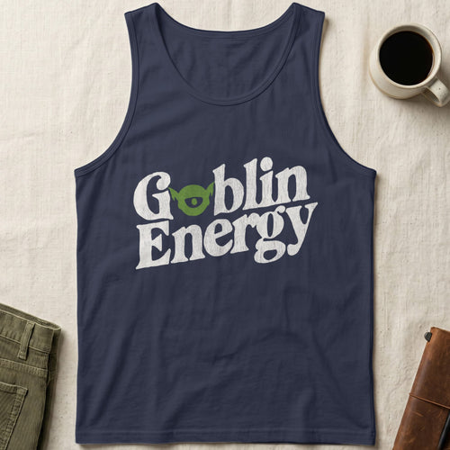MyDesigns Physical Item XS / Navy Goblin Energy Unisex Tank Top