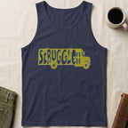 MyDesigns Physical Item XS / Navy Struggle Bus Unisex Tank Top