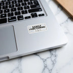 MyDesigns Sticker 2" × 2" / White Barely Functioning Sticker